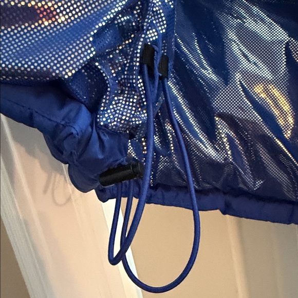 Columbia Royal Blue Puffer Vest with Graphic Lettering Panel new - Picture 4 of 6